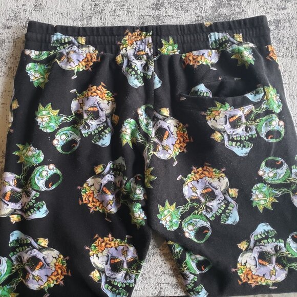 Divided Skull x Rick and Morty all over print sweat pants joggers - Picture 9 of 13